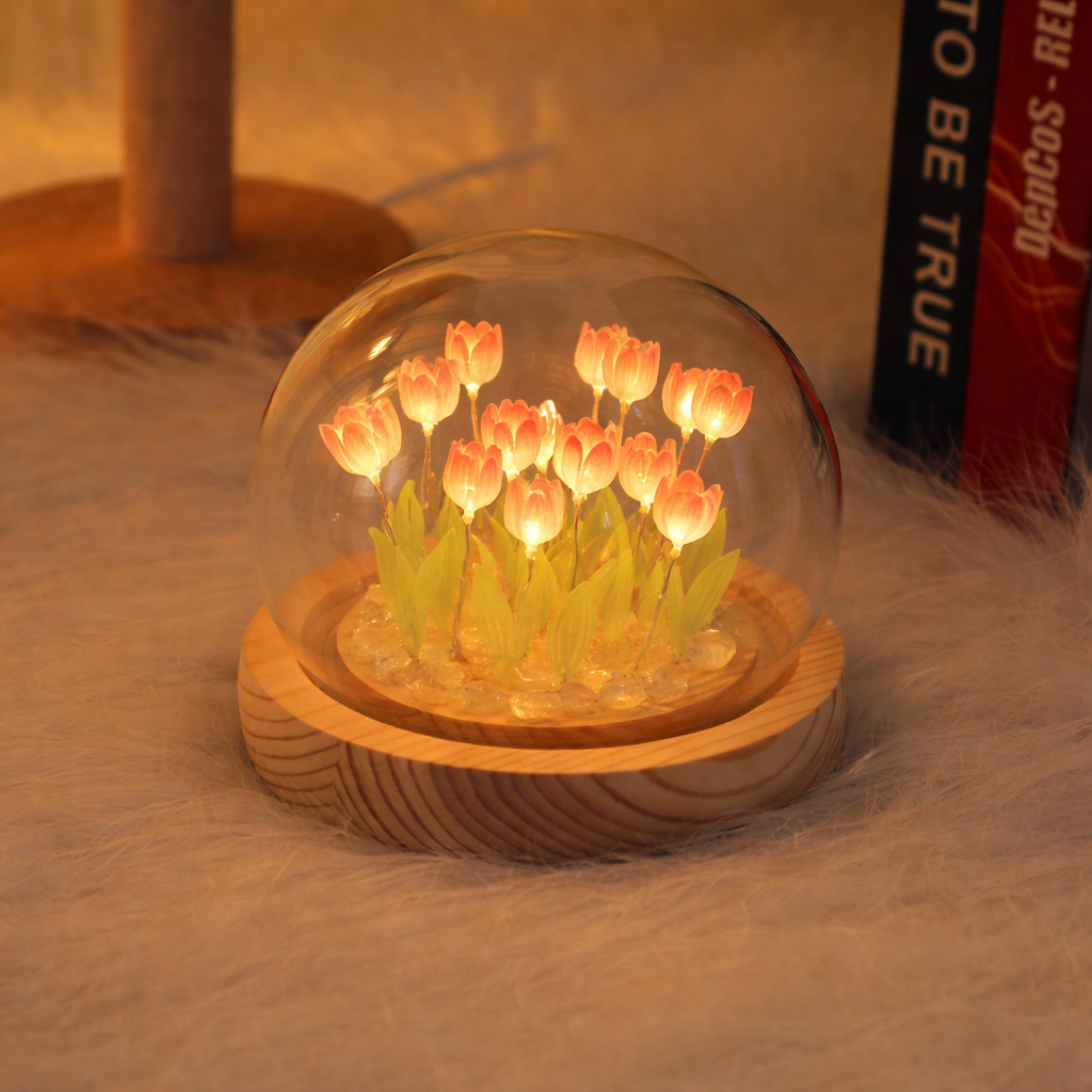 Esfera de Tulipanes Brillantes DIY