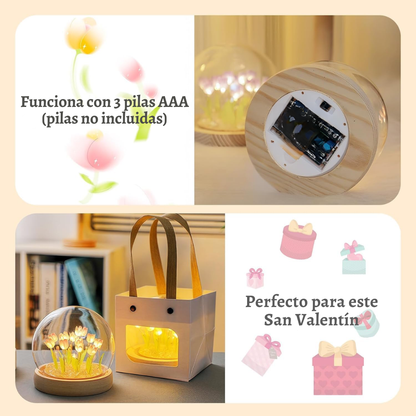 Esfera de Tulipanes Brillantes DIY