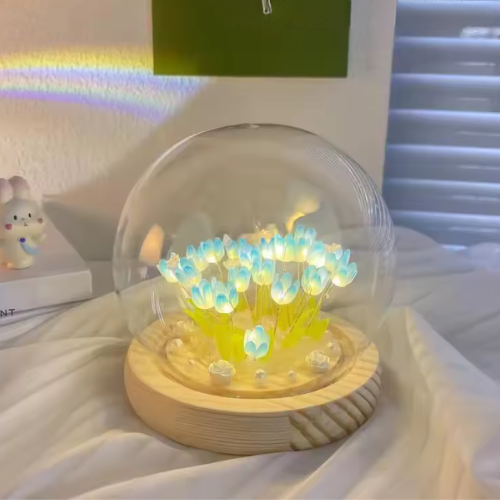 Esfera de Tulipanes Brillantes DIY