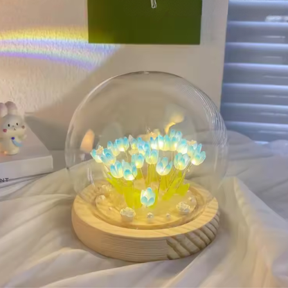 Esfera de Tulipanes Brillantes DIY